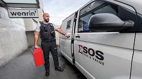 Foto de Los agentes de seguridad de SOS Cash & Value se equipan con chalecos que incluyen sensores ambientales y biométricos