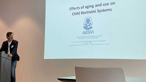 Foto de AESVi presenta el estudio Effects of aging and use on Child Restrain Systems en la International Langwieder Conference Protection of Children in Cars 2022