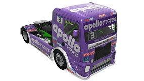 Foto de Apollo Tyres patrocinar el equipo Trucksport de carreras de camiones durante dos aos
