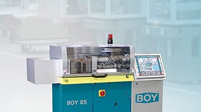 Foto de Grandes mquinas  diseo compacto, eslogan de Boy en la K 2010