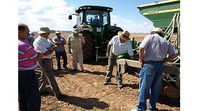 Foto de John Deere presente en las jornadas tcnicas sobre agricultura de precisin y conservacin en Casas de Juan Nez (Albacete)
