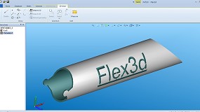 Foto de Flex3d Tubes, indicado para el corte y diseño flexible de tubos y la reducción de desechos