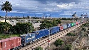 Foto de Crece el trfico de contenedores por tren en el Puerto de Valncia