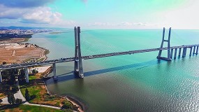 Foto de Reparacin del puente atirantado Vasco da Gama, Lisboa