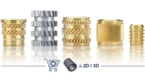 Spirol ampla su plataforma de comercio electrnico para incluir los insertos roscados para plsticos