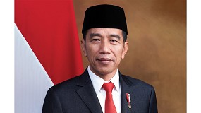 Foto de Joko Widodo, presidente de Indonesia, asistir personalmente a Hannover Messe 2023