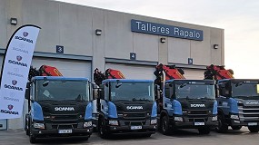 Foto de Grúas Leman Cotransca incorpora cuatro Scania XT con grúas Palfinger de última generación