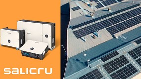 Foto de Instalación fotovoltaica industrial con inversores solares Equinox2 T de Salicru