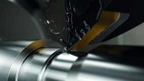 Foto de Obtenha um torneamento de ao mais sustentvel e produtivo com as novas pastilhas de metal duro