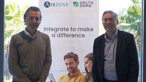 Foto de Convenio de colaboración entre Delta Dore y Airzone para combinar sus tecnologías