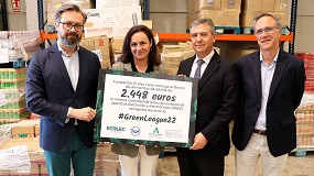 Foto de Fundacin Ecolec entrega 2.448 euros al Banco de Alimentos de Sevilla