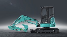 Foto de Kobelco Construction Machinery apresenta a nova geração de miniescavadoras SK34SR-7 e SK39SR-7