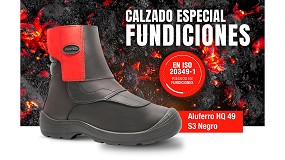 Foto de Panter presenta Aluferro HQ 49 S3 Negro, sus nuevas botas de seguridad antifatiga para fundiciones y soldadura