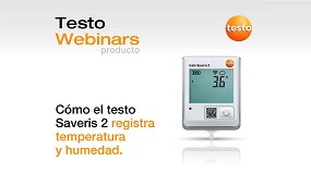 Foto de Testo organiza un webinar sobre Saveris 2 y su capacidad de registrar temperatura y humedad