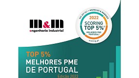 Foto de M&M Engenharia Industrial entre as melhores PME de Portugal