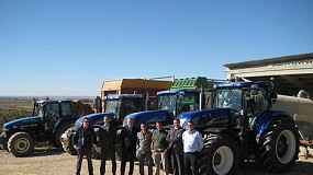 Foto de New Holland entrega el primer tractor T7070 Blue Power en Espaa