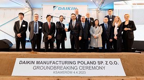 Foto de Daikin Europe inicia la construcción de la primera fábrica de bombas de calor en Polonia