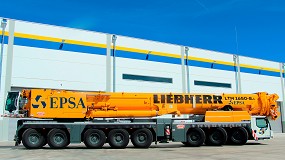 Foto de Epsa adquiere una gra mvil Liebherr LTM 1650-8.1 para el montaje y desmontaje de sus equipos