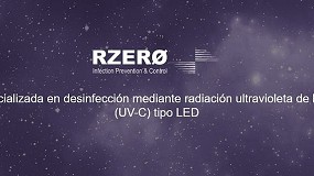 Foto de El dispositivo de desinfección de RZERO, único sistema autorizado y validado por el Sistema Sanitario Público de Andalucía