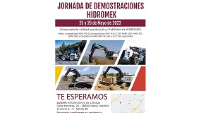 Hidromek organiza unas jornadas de demostraciones en las instalaciones de Loizaga (Madrid)