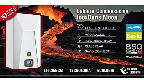 Foto de Salvador Escoda distribuir en exclusiva la nueva caldera de condensacin Inox Dens Moon de Savio A+