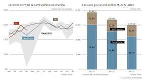 Foto de El consumo de combustibles de automocin cay en abril