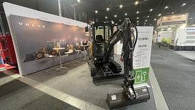 Foto de Volvo CE mostr� en IRE 2023 su miniexcavadora EC18 Electric