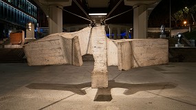 La iluminacin del museo de escultura al aire libre de la Castellana