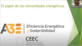 El CEEC y A3E debaten sobre las claves del xito y la nueva regulacin de las comunidades energticas