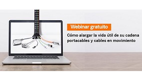Lapp organiza el webinar Cmo alargar la vida til de su cadena portacables y cables en movimiento