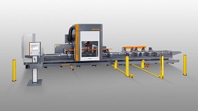 Centro de mecanizado de 5 ejes para perfiles de aluminio y acero