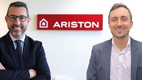 Foto de Entrevista a Rubn Santos, director del canal profesional, y Guillermo Crespo, especialista de marketing de producto Ariston