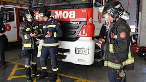 Foto de El cuerpo de bomberos de Barcelona integra dispositivos rugerizados de Getac para una intervencin ms rpida y eficiente