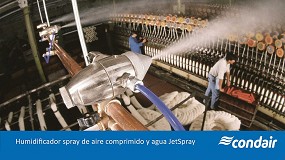 En la industria textil, la humidificacin y el control de la humedad optimizan la produccin y mejoran la calidad de los tejidos producidos