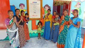 Foto de Rolser colabora con la Fundacin Vicente Ferrer en la construccin de un centro educativo y de atencin primaria en la India