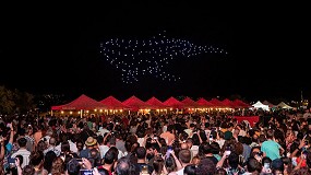 Foto de Un espectáculo de 200 drones iluminará el cielo de Barcelona el día de La Mercè