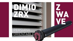 Foto de Dimio ZRX, motor radio dual para persianas orientables de Cherubini