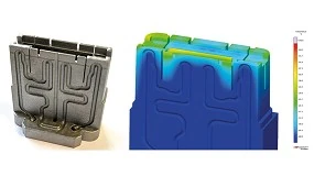 Foto de Insertos de molde de la impresora 3D con refrigeracin ptima desarrollados con simulacin