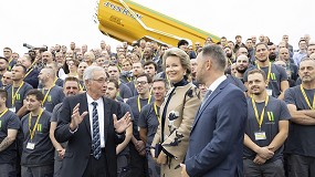 Los reyes de Blgica visitan la sede de Joskin