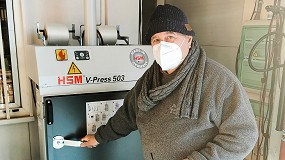 Residuos de embalaje con menos volumen