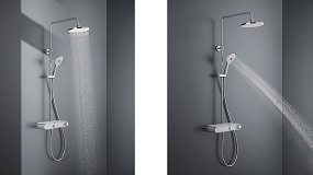 Foto de Shower System Shelf 1050 de Duravit: el sistema de ducha todo en uno