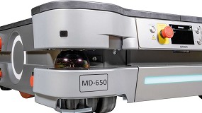 Picture of [es] Omron presenta los nuevos robots mviles autnomos de la serie MD para cargas tiles medias