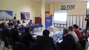 Foto de AIQBE analiza la actividad econmica que genera la industria de Huelva durante un encuentro informativo con los medios de comunicacin