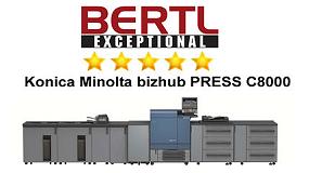 Foto de La bizhub Press C8000 de Konica Minolta galardonada con cinco estrellas