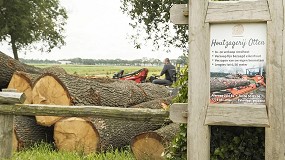 Fotografia de [es] Aserrando roble con el Wood-Mizer LX50 en Pases Bajos