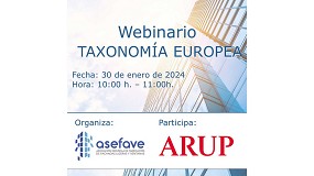 Foto de Asefave y Arup organizan el webinario Taxonoma Europea