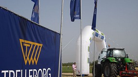 Foto de Trelleborg y Same Deutz-Fahr, juntos en el lanzamiento europeo del nuevo Agrotron TTV