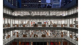 Foto de Solucin personalizada para la transicin a la iluminacin LED en las mticas oficinas del New York Times