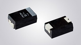Foto de Los condensadores de chip de polmero de tntalo vPolyTan de Vishay, ahora en Rutronik