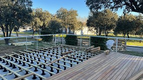 Soportes regulables para tarimas de exterior